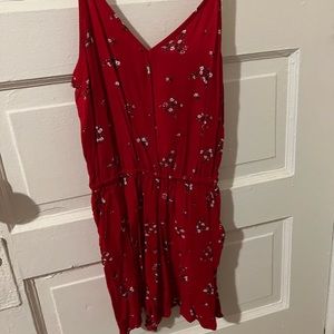 H&M red romper, size 4